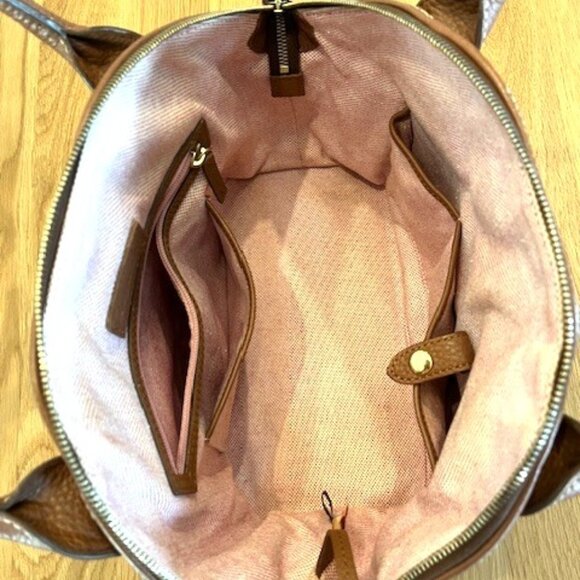 Odine Shoulder Bag Saddle Tan - Picture 10 of 15